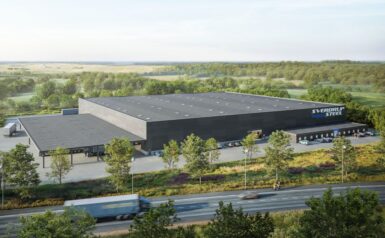 Our new service centre in Denmark arial view